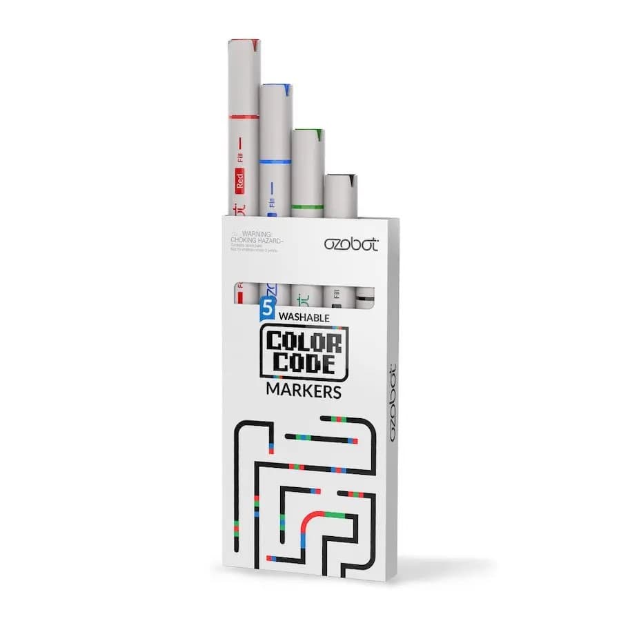 Ozobot krāsu koda marķieri